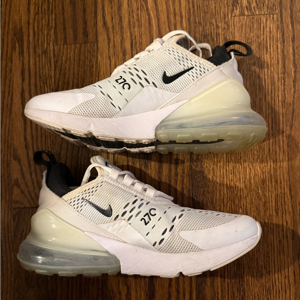 Nike Air Max 270 White and Black Sneakers